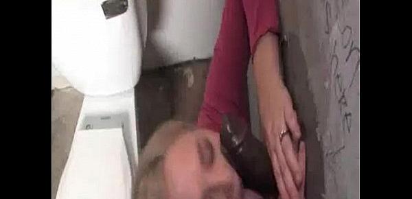  Fucking by black cook in bathroom sucking
